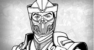 Image result for How to Draw Sub-Zero From Mortal Kombat