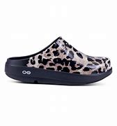 Image result for OOFOS Women's Oocloog Limited Edition Recovery Clog Shoes Size 12 in Purple Watercolor (SALE)