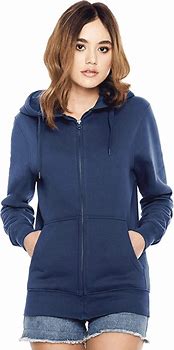 Image result for Women's Zip Up Hooded Sweatshirt