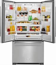 Image result for CWE19SP4NW2 33" Freestanding Counter Depth French Door Refrigerator With 18.6 Cu. Ft. Total Capacity 5 Glass Shelves 5.01 Cu. Ft. Freezer Capacity Internal Water Dispenser Crisper Drawer Frost Guard Defrost Energy Star Certified ADA Compliant Ice