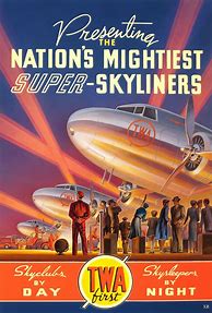 Image result for 1950s Airline Ads
