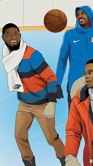 Image result for Paul George Dunk OKC