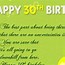 Image result for Happy 30th Birthday Quotes