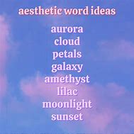 Image result for Girl Name Ideas Aesthetic