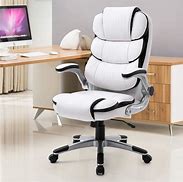 Image result for leather desk chair white
