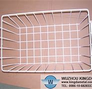 Image result for White Wire Freezer Storage Baskets