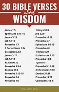 Image result for Wisdom Scriptures