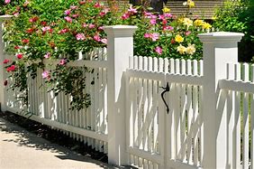 Image result for Old Wooden Picket Fence