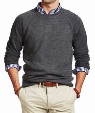 Image result for Sweater and Button Up Shirt