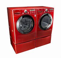 Image result for LG Washer and Dryer Front-Loading Red