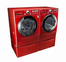 Image result for Laundry Room with Red Washer and Dryer