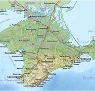 Image result for Topographic Map of Ukraine and Crimea