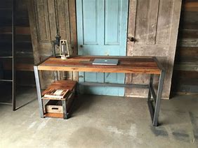 Image result for Reclaimed Barn Wood Desk