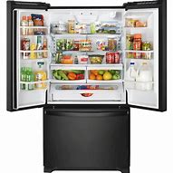 Image result for Black French Door Refrigerator with Ice Maker