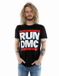 Image result for Model Wearing Run DMC Shirt