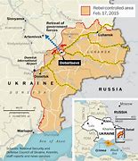 Image result for Ukraime Russia Map Conflict