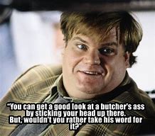Image result for Chris Farley Air Quotes Skit