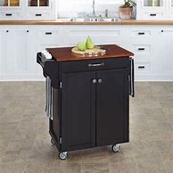 Image result for Black Kitchen Cart