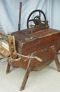 Image result for Old Wooden Washing Machine