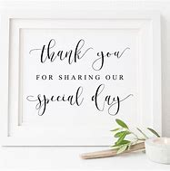 Image result for Thank You for Sharing Our Wedding Day