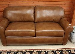 Image result for Leather Sleeper Sofa