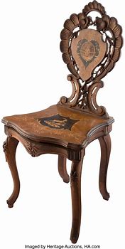 Image result for Matching Pair Black Forest Music Chairs