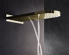 Image result for Brass Waterfall Shower Head