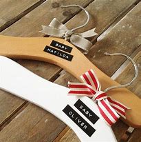 Image result for How to Gift Baby Clothes On Hangers
