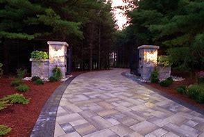 Image result for Brick Driveway Entrance Ideas
