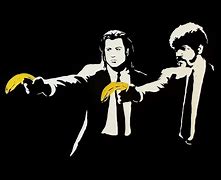 Image result for Banksy Pulp Fiction