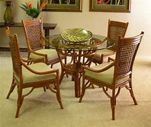 Image result for Rattan Dining Room Furniture Sets