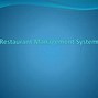 Image result for Control Design of Restaurant Management System