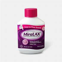 Image result for Miralax Unflavored Powder Laxative - 8.3 Oz