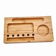 Image result for Bamboo Rolling Plant Tray