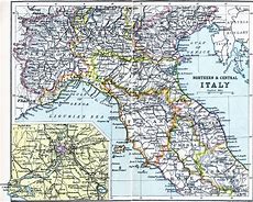 Image result for Central Italy Map