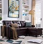 Image result for Black Leather Sofa and Armchair