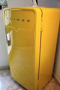 Image result for Yellow Vintage Refrigerator