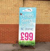 Image result for Outdoor Banner Stands