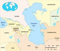 Image result for Caspian Sea Location