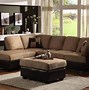 Image result for Black Sectional Sofa