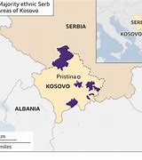 Image result for Albania and Kosovo Cities Map