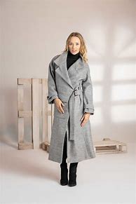 Image result for Navy Wool Maxi Coat