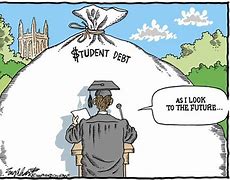 Image result for Student Debt Cartoon Caps