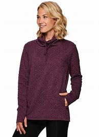 Image result for Red and Blue Check Cowl Neck Sweatshirt