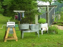 Image result for Old Outdoor Laundry Hanger