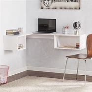 Image result for White Corner Computer Desks for Small Spaces
