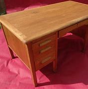 Image result for Antique Wood Office Desk