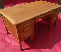 Image result for Small Wooden Office Desk