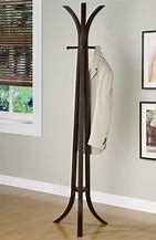 Image result for Standing Wooden Coat Rack