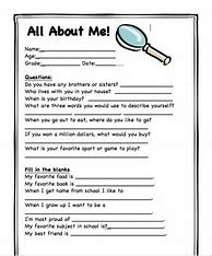 Image result for 25 Things About Me Questionnaire
